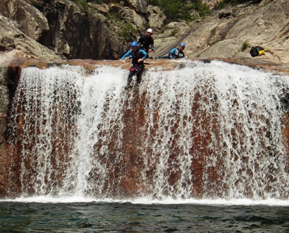 Rando canyon à Bavella