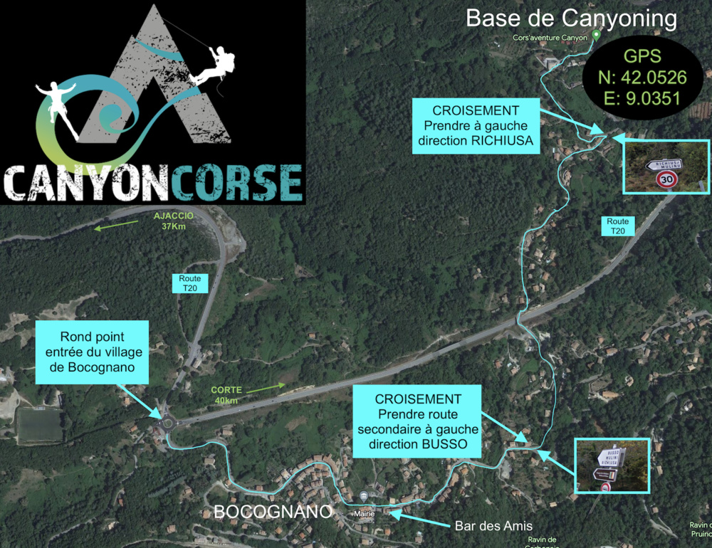 Le Canyon de la Richiusa sportive Le Canyon de la Richiusa sportive