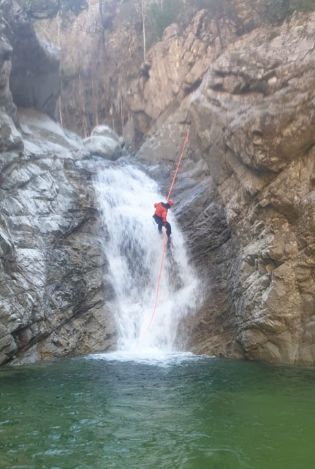 Descente en rappel - La  Richiusa