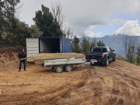 MISE EN PLACE D'UNE BASE CANYON CORSE  - CANYON DU ZOÏCU MISE EN PLACE D'UNE BASE CANYON CORSE  - CANYON DU ZOÏCU