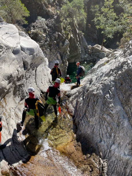 Toboggan naturel - canyon de la Richiusa Toboggan naturel - canyon de la Richiusa