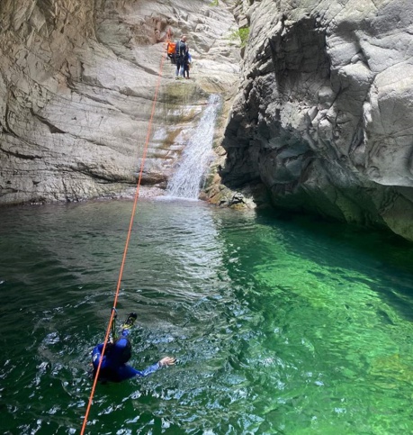 Canyoning de la Richiusa le 5 juin 2022