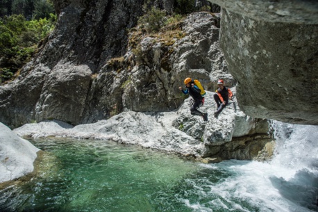 L'activité canyoning en Corse