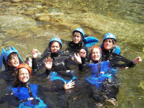 Corse canyoning Tavignanu en famille