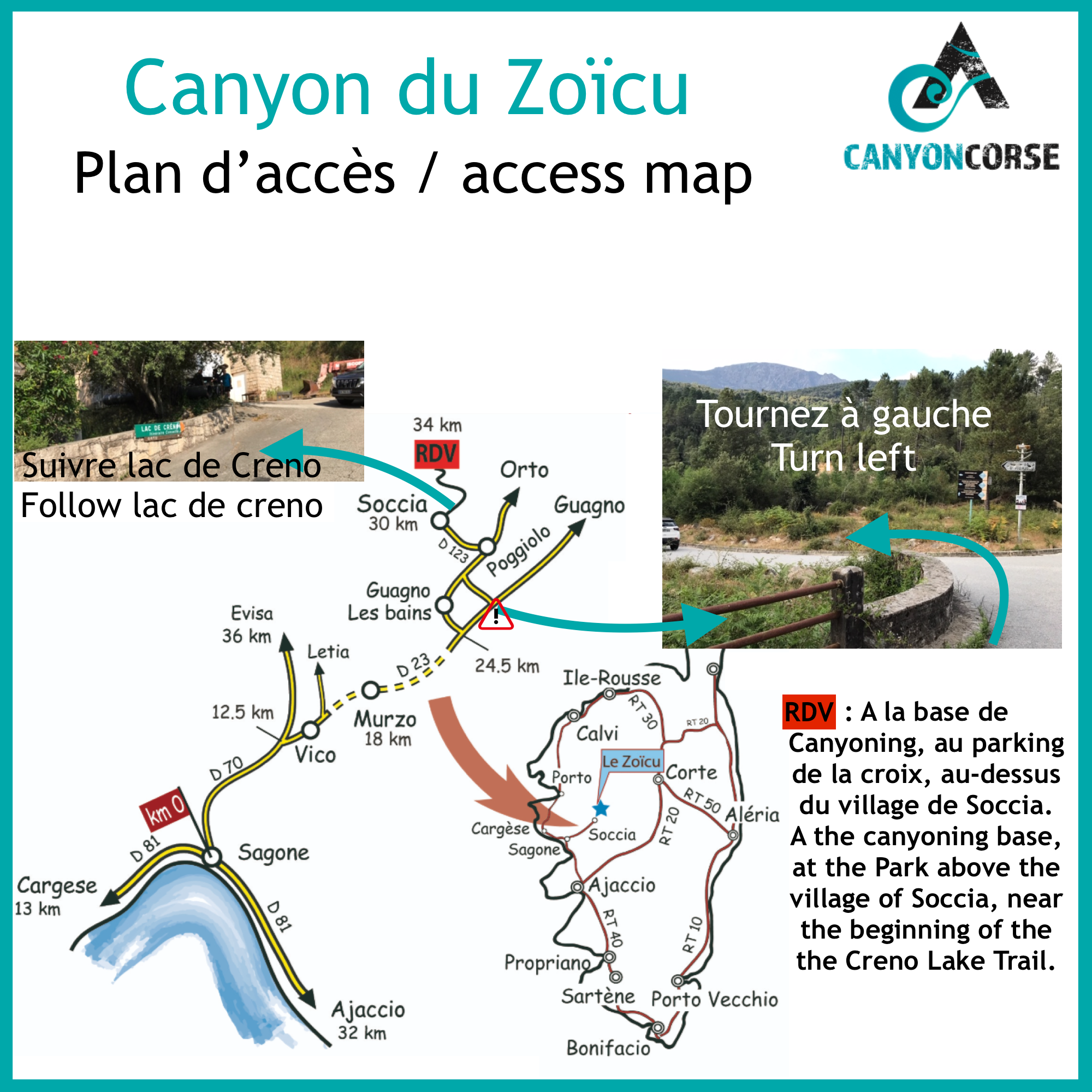 Le Canyon du Zoïcu sportif