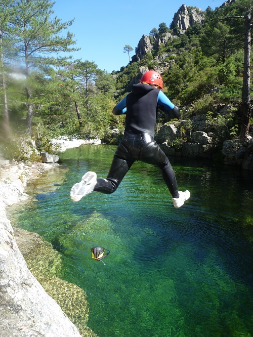 Saut dans le Tavignano