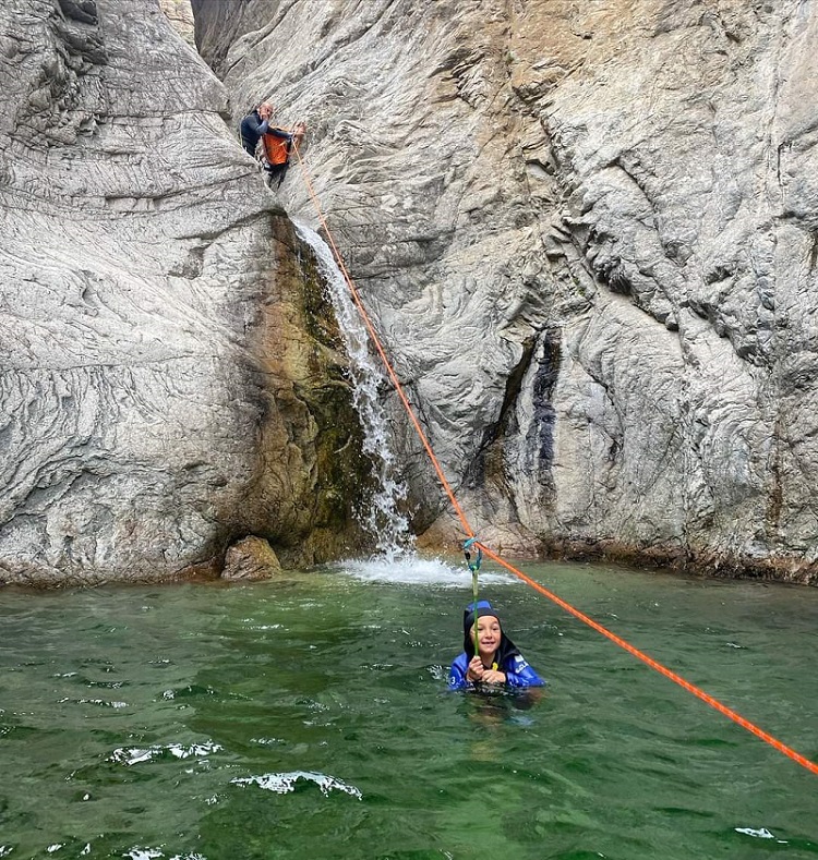 Canyoning de la Richiusa le 5 juin 2022