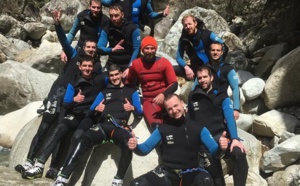 Descente de la Richiusa le 8 avril 2022
