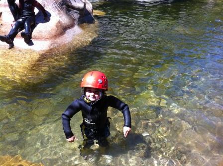 Randonnée aquatique en Corse avec les enfants