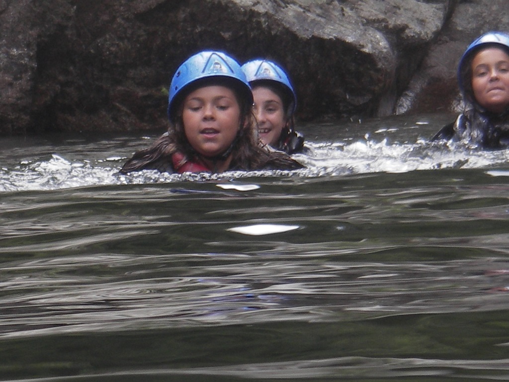 Nage dans la rivière du Vecchio