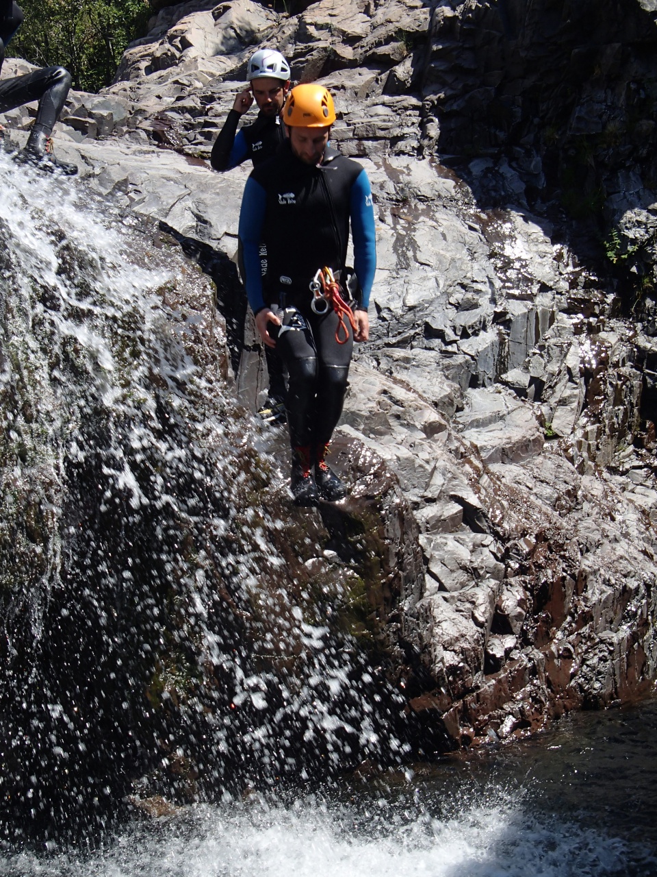 Cascades et sauts dans le canyon du Zoicu